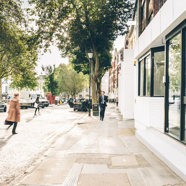 Building outside at Clerkenwell Green, Business Cube, London
