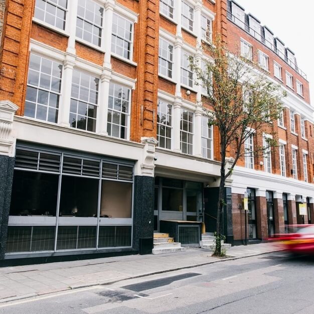 Building outside at Farringdon Lane, Knotel, Clerkenwell