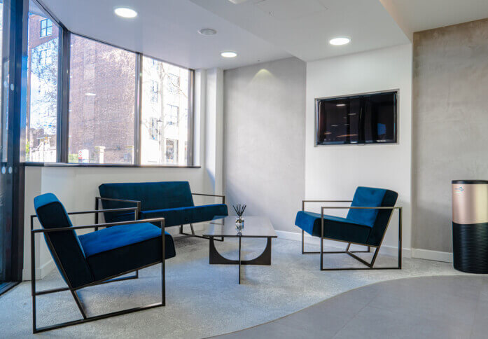 Foyer area at Clerkenwell Green, Business Cube in London