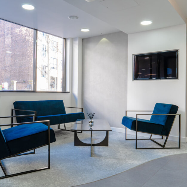 Foyer area at Clerkenwell Green, Business Cube in London