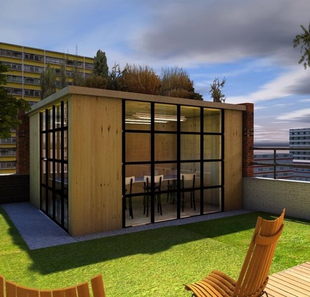 Outdoor area - Goswell Road, Treehouse Project Limited in Clerkenwell