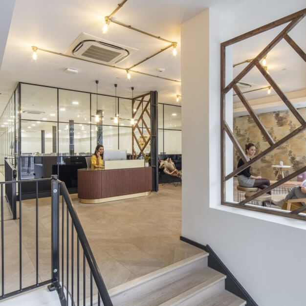 Reception in Clerkenwell Road, The Boutique Workplace Company, Clerkenwell