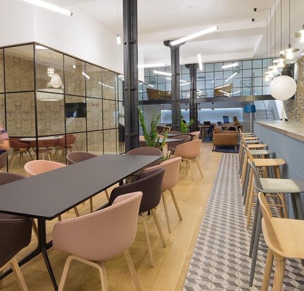 The breakout area - Clerkenwell Road, The Boutique Workplace Company (London)