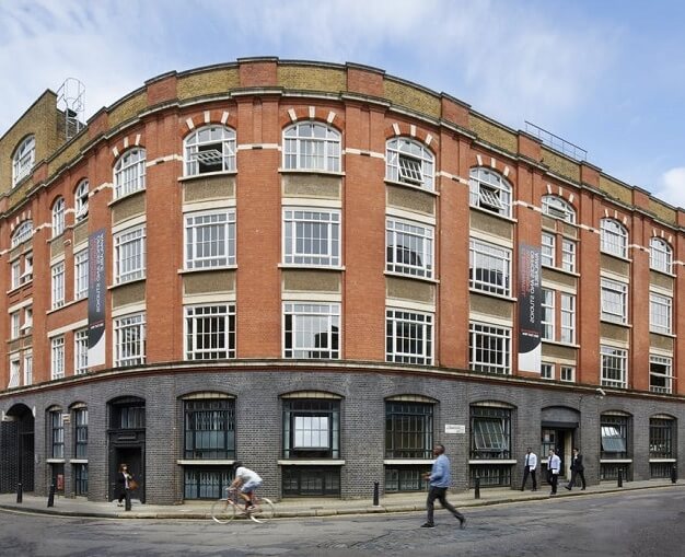 The building at Clerkenwell Close, Workspace Group Plc in Clerkenwell