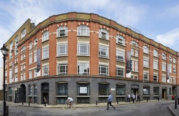 The building at Clerkenwell Close, Workspace Group Plc in Clerkenwell
