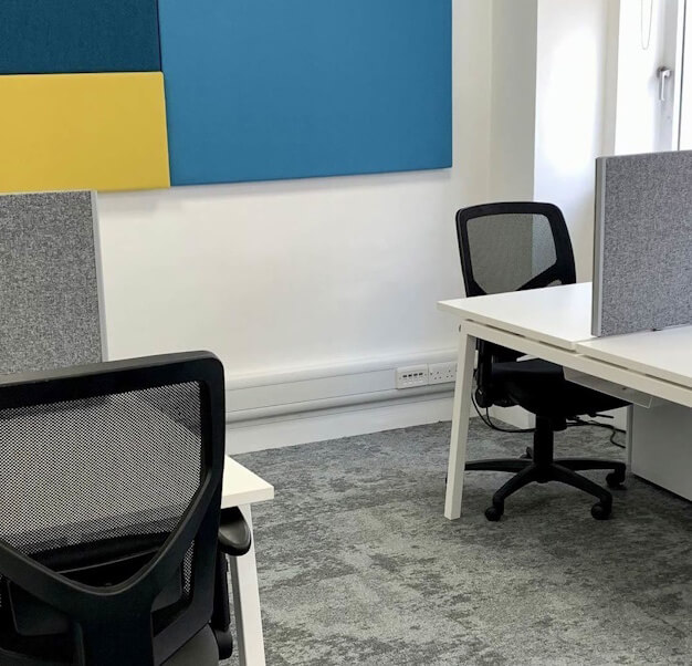 The communal space at Edgware Road, Confero Ltd in Colindale