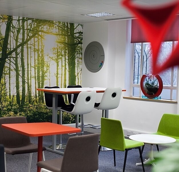 A breakout area at Strand, E Office in Covent Garden