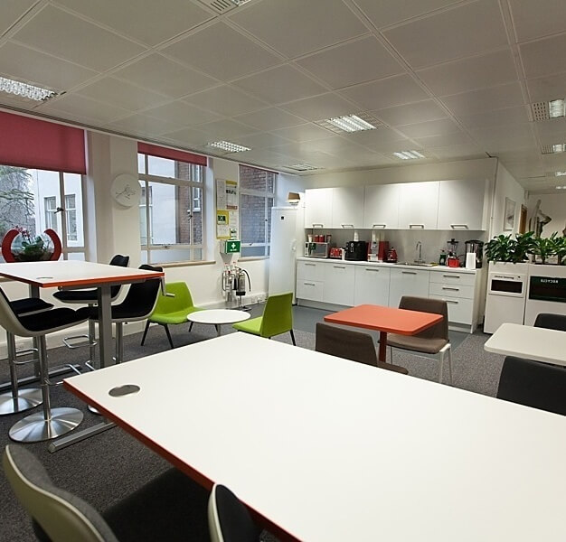 Breakout space at Strand, E Office in Covent Garden