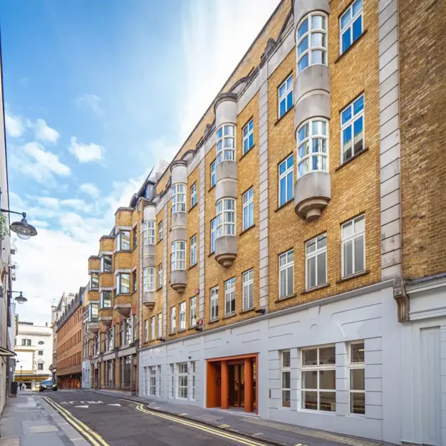 Building outside at Orange Street, Workpad, Covent Garden