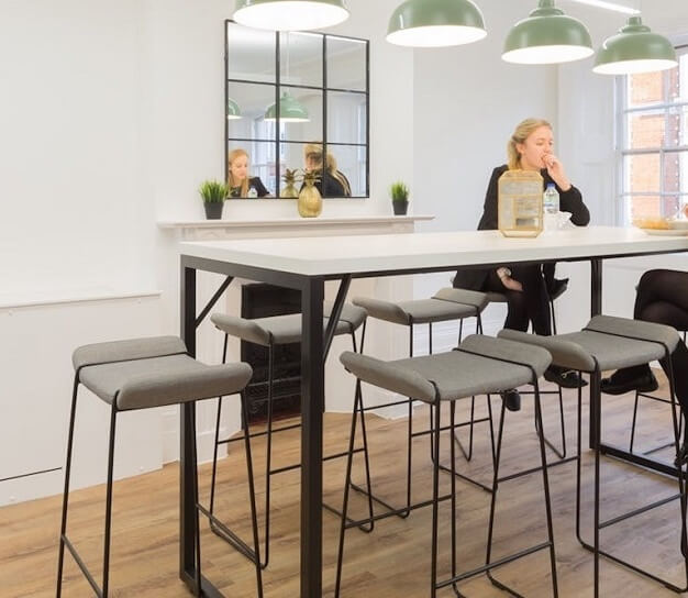 Client breakout space - Henrietta Street in Covent Garden (The Boutique Workplace Company)