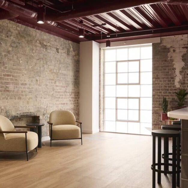 Dedicated breakout area at Shorts Gardens, RX in Covent Garden