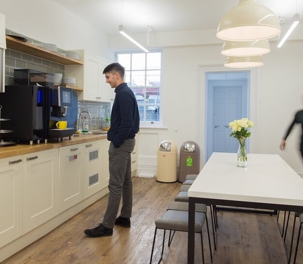 Kitchen at Henrietta Street, The Boutique Workplace Company in Covent Garden