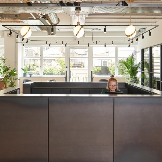Reception area at Upper St Martins Lane, FORA in Covent Garden
