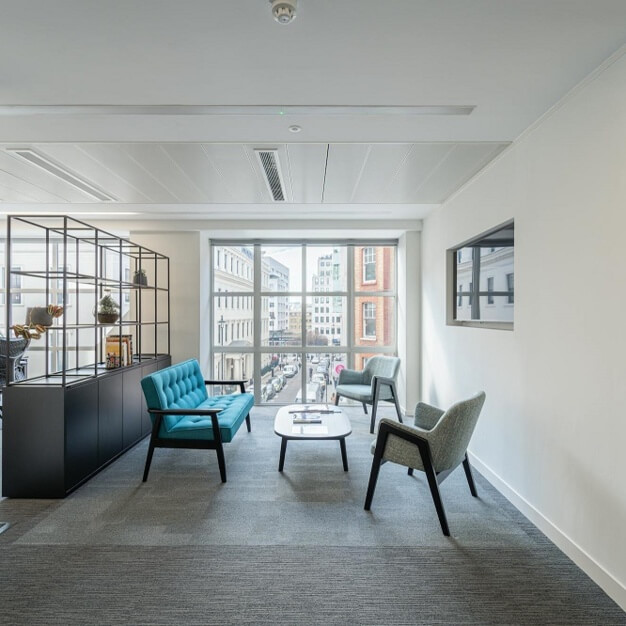 The dedicated breakout area - Chandos Place, RX (Covent Garden)