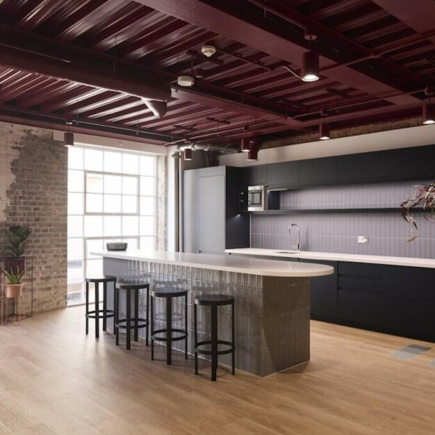 The dedicated kitchen at Shorts Gardens, RX in Covent Garden