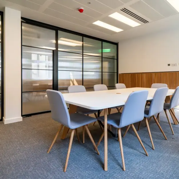 The dedicated meeting room at Orange Street, Workpad in Covent Garden