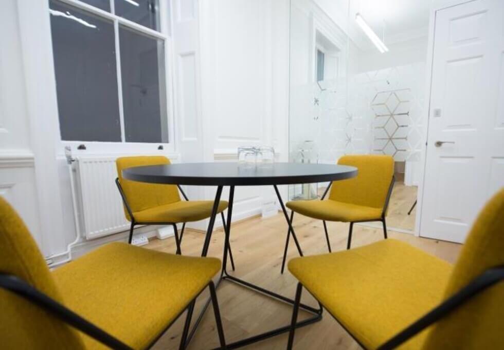 The meeting room at Henrietta Street, The Boutique Workplace Company in Covent Garden
