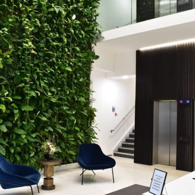 The reception at Southampton Street, Workpad in Covent Garden