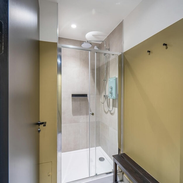 The showers at Chandos Place, RX in Covent Garden