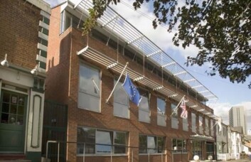 Building outside at South Bridge Place, Dexter House Ltd, Croydon