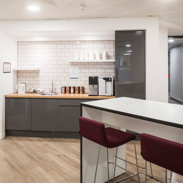Kitchenette at Lansdowne Road, Regus in Croydon