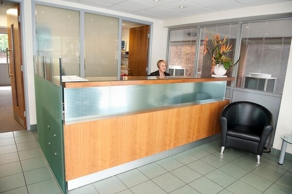 Reception area at South Bridge Place, Dexter House Ltd in Croydon