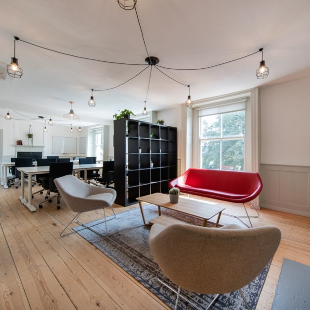 Breakout area at Dalston Lane, Canvas Offices in London