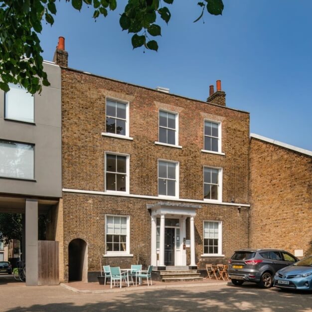 Building outside at Dalston Lane, Canvas Offices, London