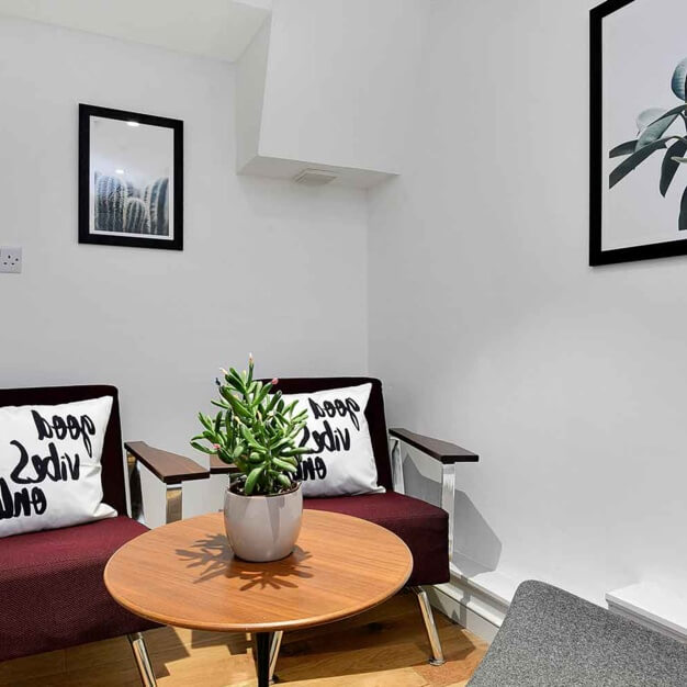 Client breakout space - Dalston Lane, London (Canvas Offices)