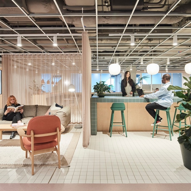 A dedicated breakout area in Marsh Wall, Situu, Docklands