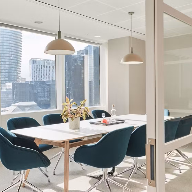 The meeting room at Marsh Wall, Waterfront Studios Properties LLP in Docklands