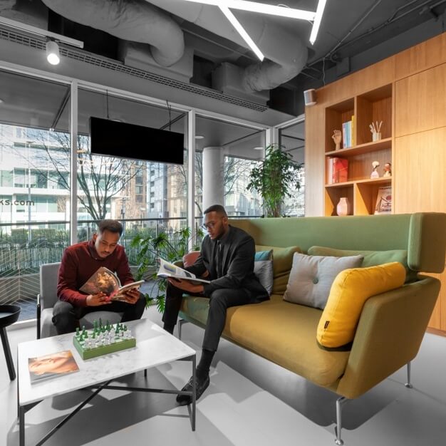 A breakout area in Uxbridge Road, Regus, Ealing