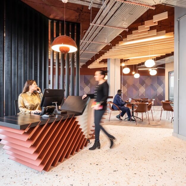 Reception at The Mall, The Boutique Workplace Company in Ealing