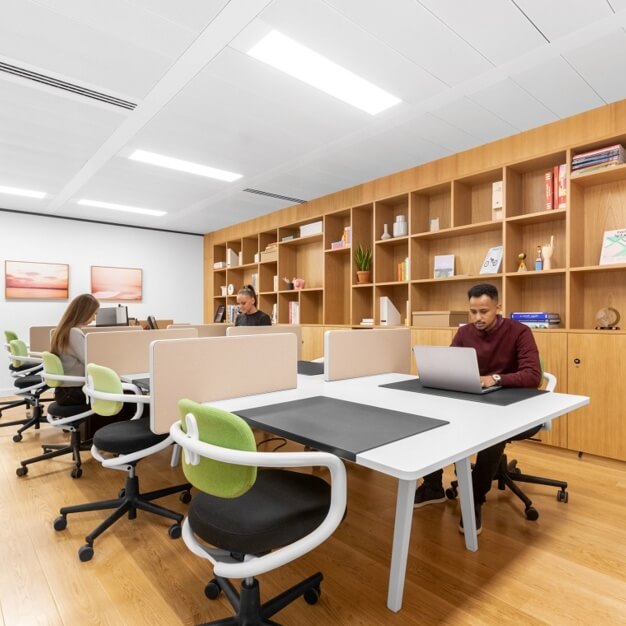 The communal space at Uxbridge Road, Regus in Ealing