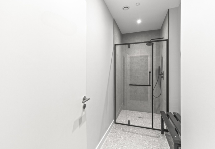 The showers at Hanger Lane, The Hogarth Property Group Ltd in Ealing