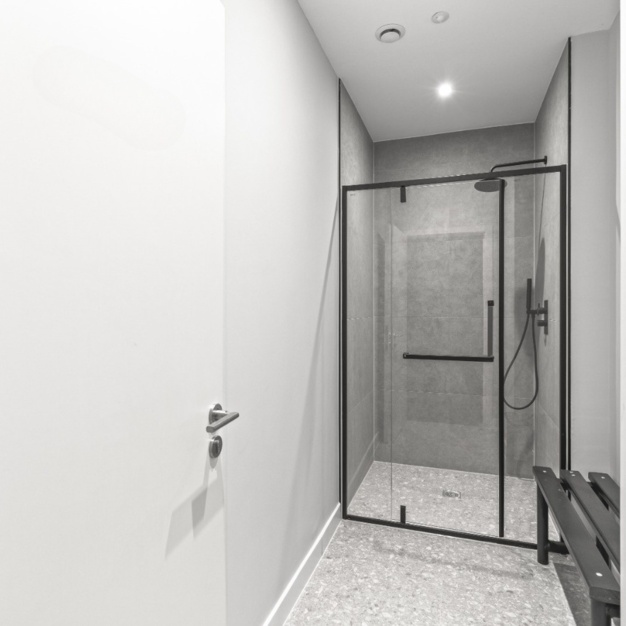 The showers at Hanger Lane, The Hogarth Property Group Ltd in Ealing