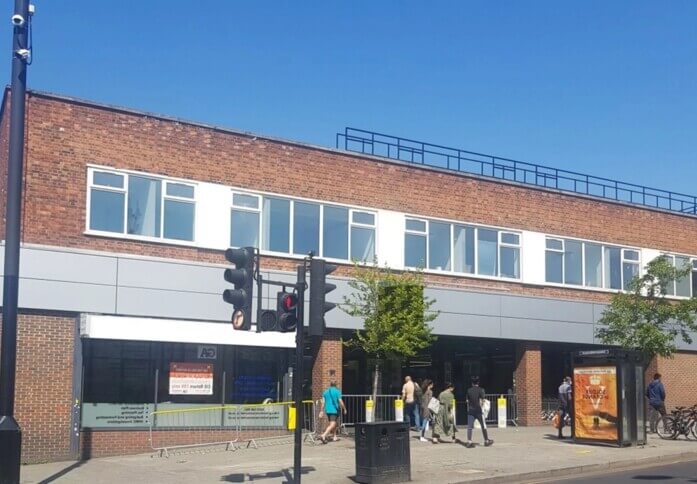 Building external for High Street North, Icon Offices Ltd, East Ham
