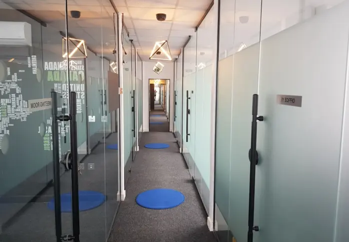 The hallway at High Street North, Icon Offices Ltd in East Ham