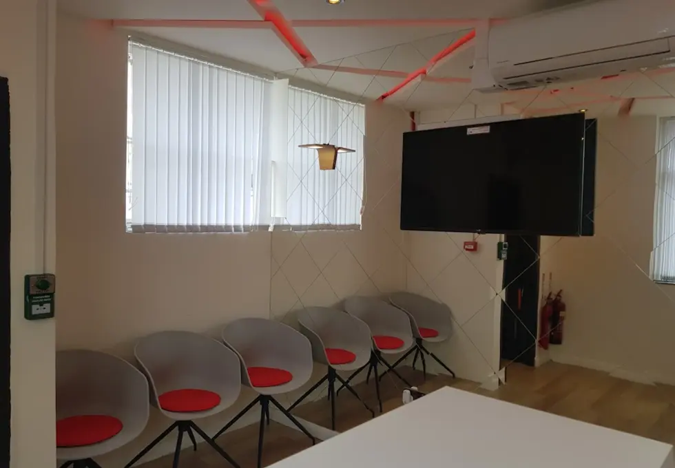 The meeting room at High Street North, Icon Offices Ltd in East Ham