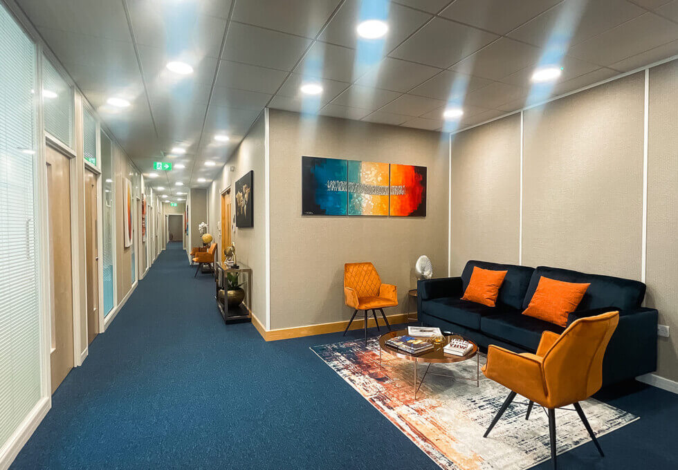 Breakout space for clients - Centennial Court, The Brentano Suite in Elstree