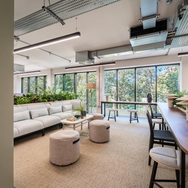 Breakout space, which is dedicated, in Villiers Street, RX (Embankment)
