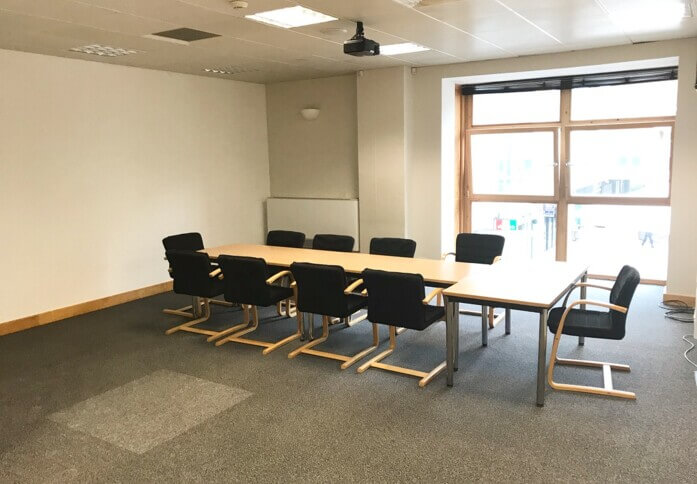 The meeting room at Derby Square, Nammu Workplace Ltd in Epsom