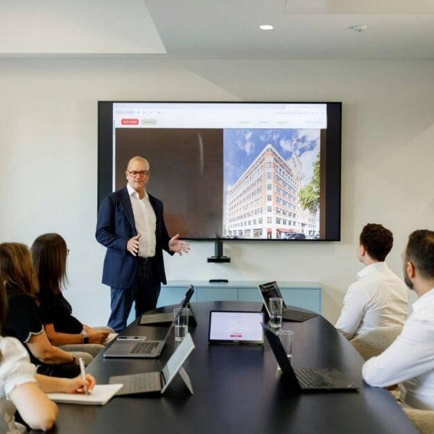 Boardroom at Eversholt Street, Halkin Management in Euston