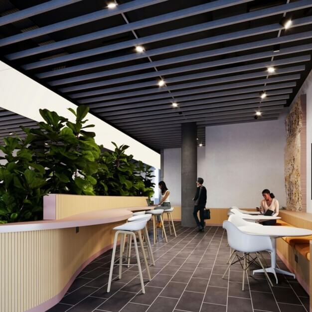 Breakout area at Euston Road, Kontor in Euston