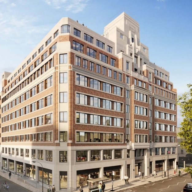 Building outside at Eversholt Street, Colliers, Euston