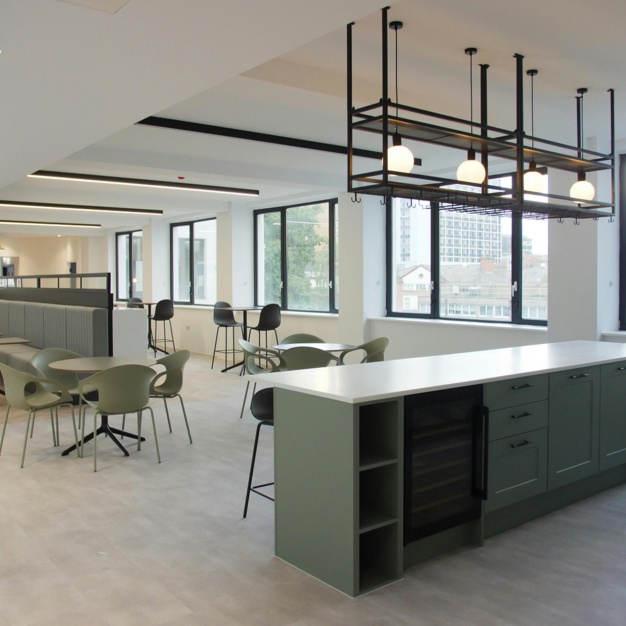 Dedicated kitchen at Eversholt Street, Colliers in Euston
