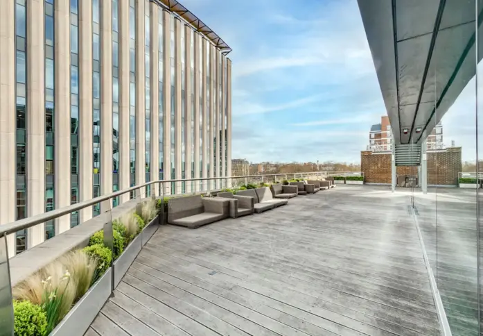 Roof terrace in Euston Road, Romulus Shortlands Limited, Euston
