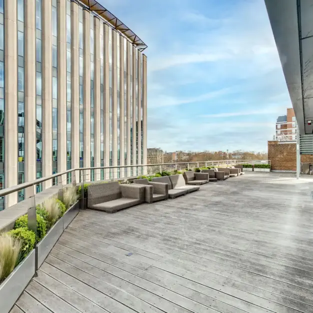 Roof terrace in Euston Road, Romulus Shortlands Limited, Euston