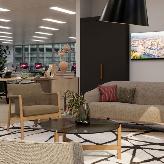 The dedicated breakout area - Brock Street, The British Land Company PLC (Euston)