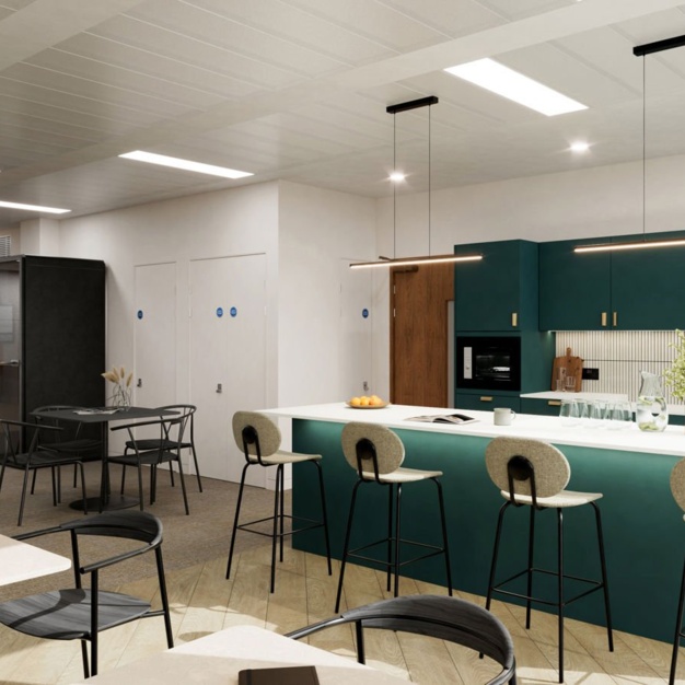 Use the dedicated kitchen at Brock Street, The British Land Company PLC in Euston